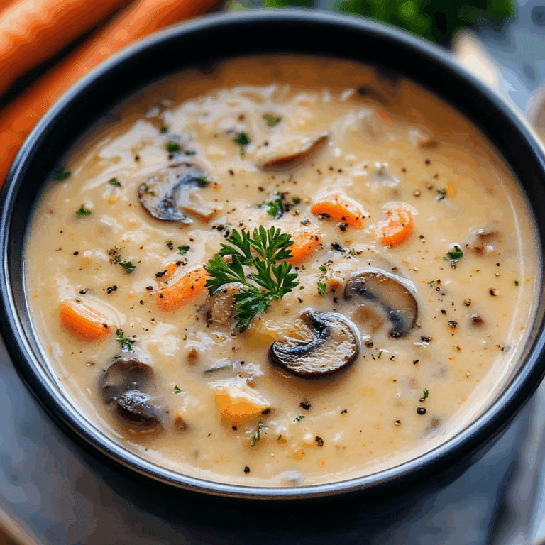 Mushroom Carrot Soup