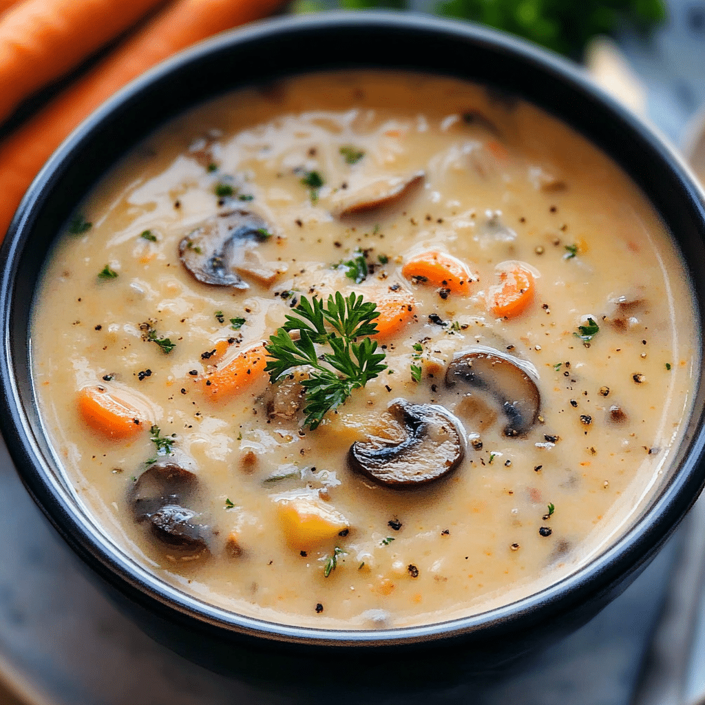 Mushroom Carrot Soup