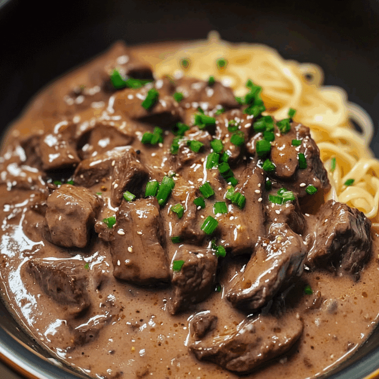 Beef and Noodles