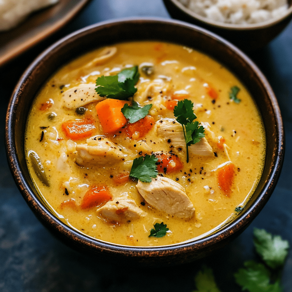 Chicken Curry Rice Soup