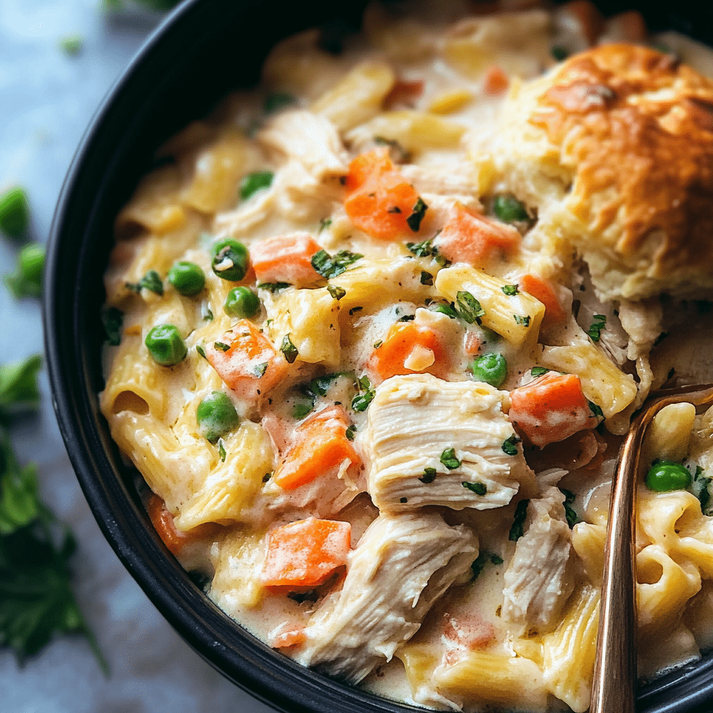 Chicken Pot Pie Pasta