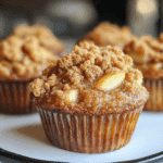 Cinnamon Apple Muffins with Crumble