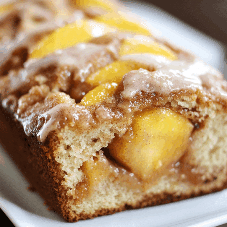 Cinnamon Peach Bread