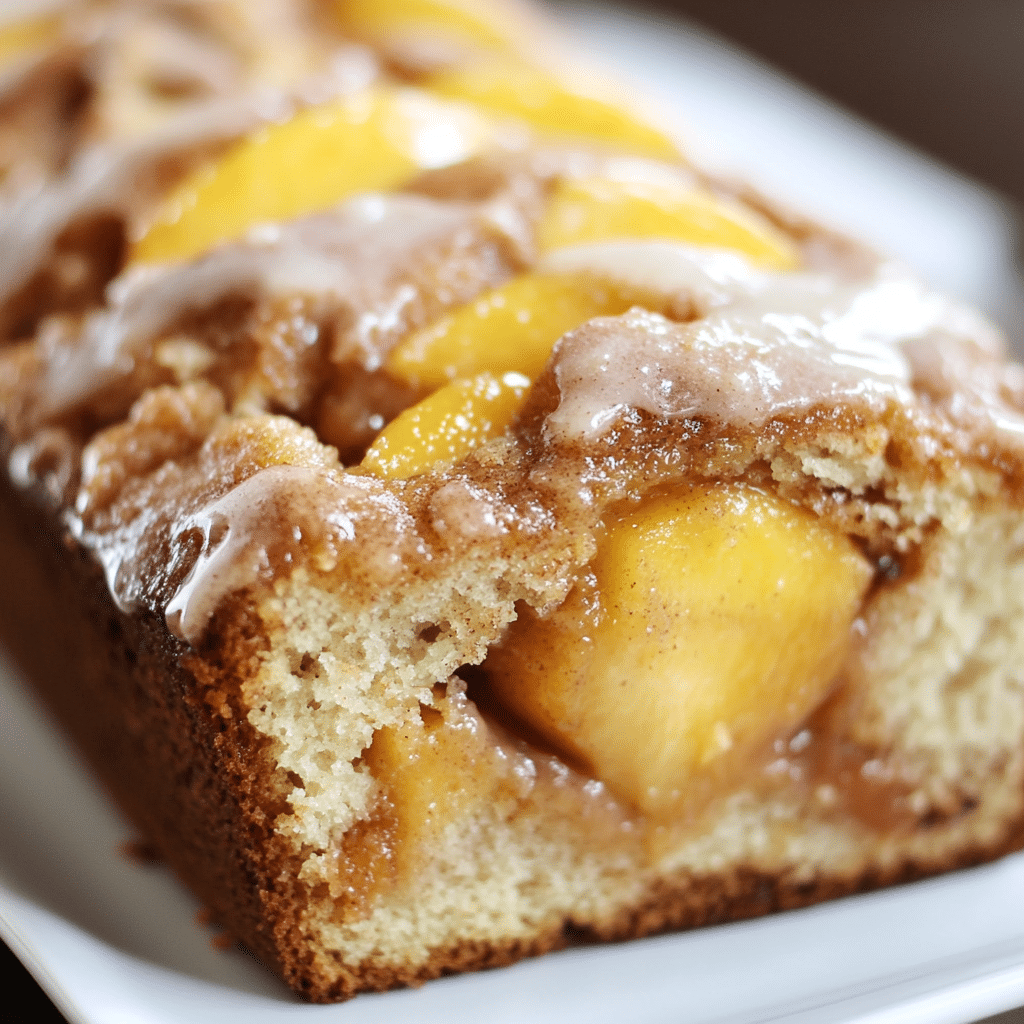 Cinnamon Peach Bread
