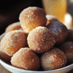 Cinnamon Sugar Apple Cider Doughnut Holes
