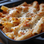 Creamy Five Cheese Ziti Al Forno