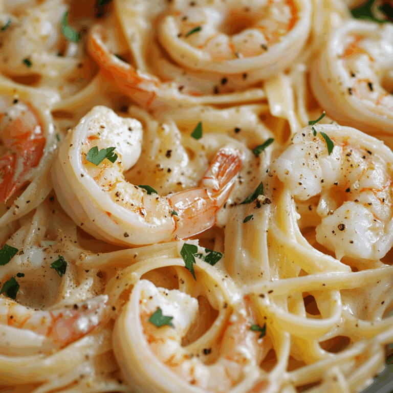 Creamy Prawn Linguine