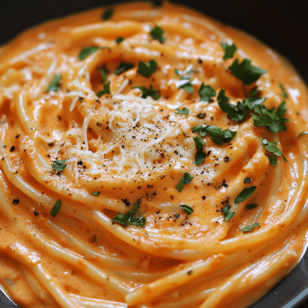 Creamy Roasted Red Pepper Pasta