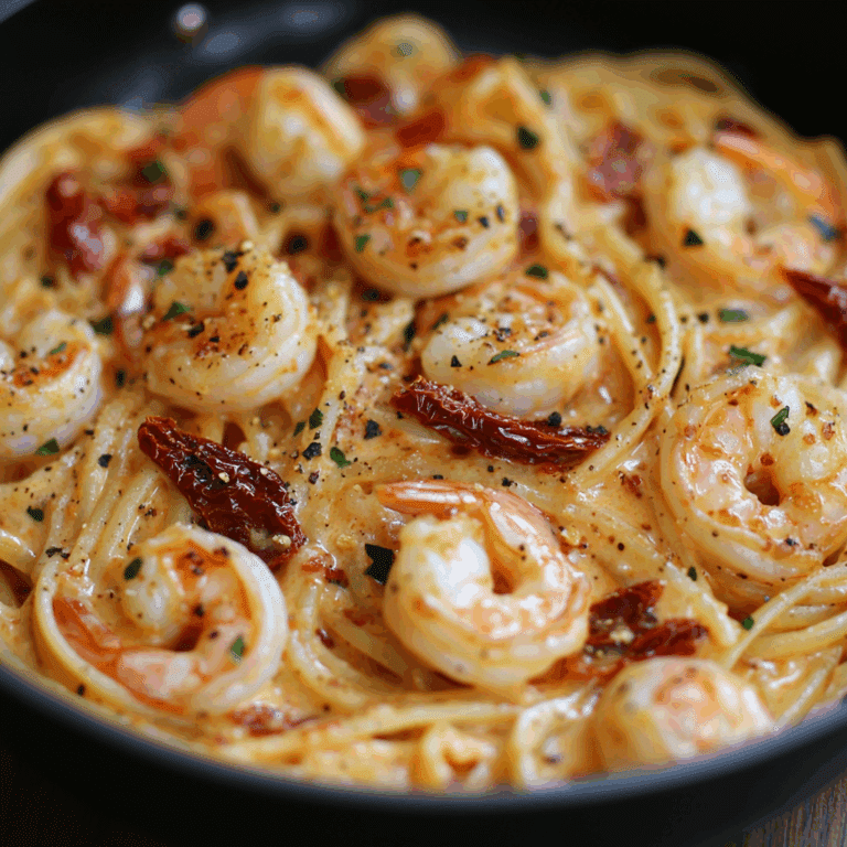 Creamy Sun-Dried Tomato Shrimp Pasta