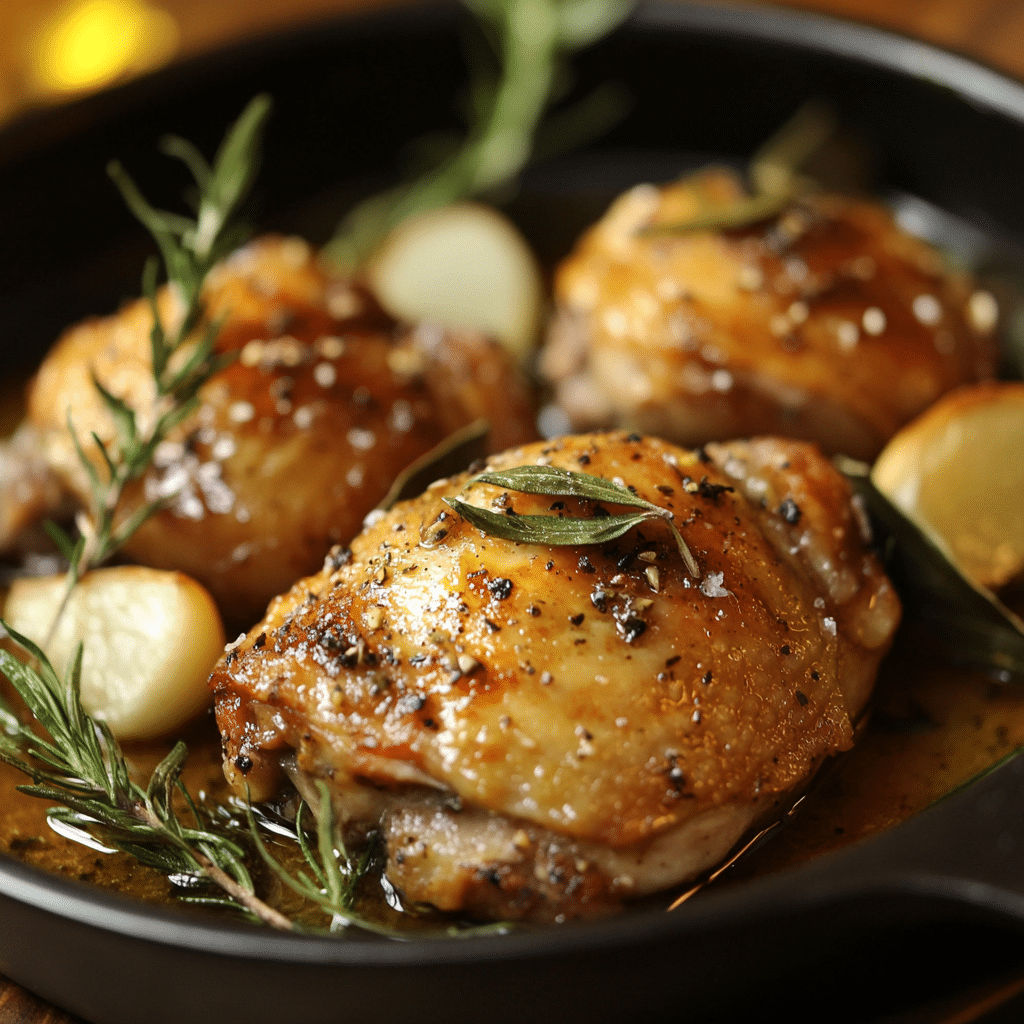 Crispy and Tender Chicken Confit