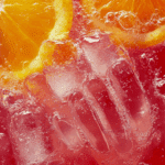 Fruity Party Punch with Ice Hand