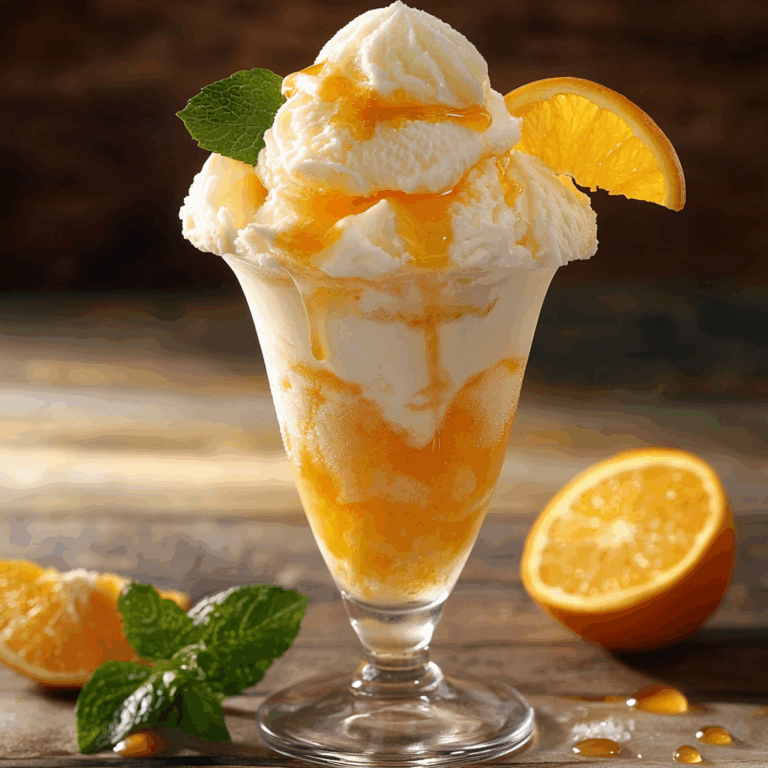 Orange Cream Ice Floats
