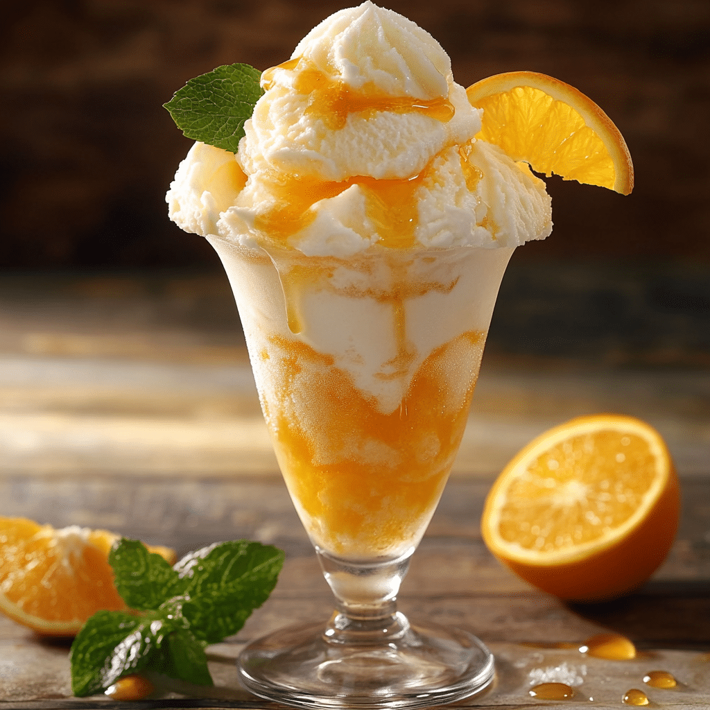 Orange Cream Ice Floats
