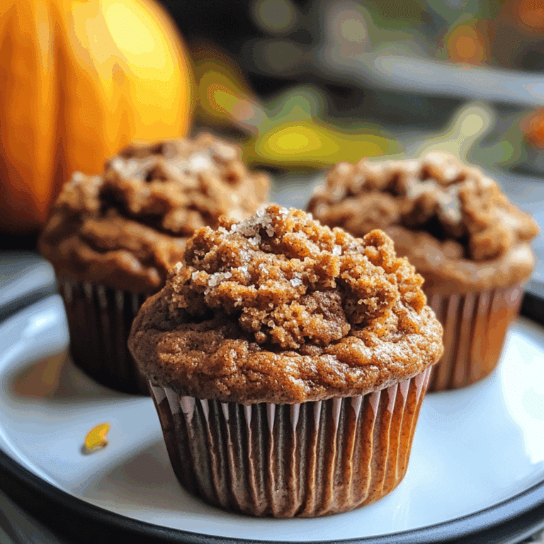 Pumpkin Muffins with Fall Spices