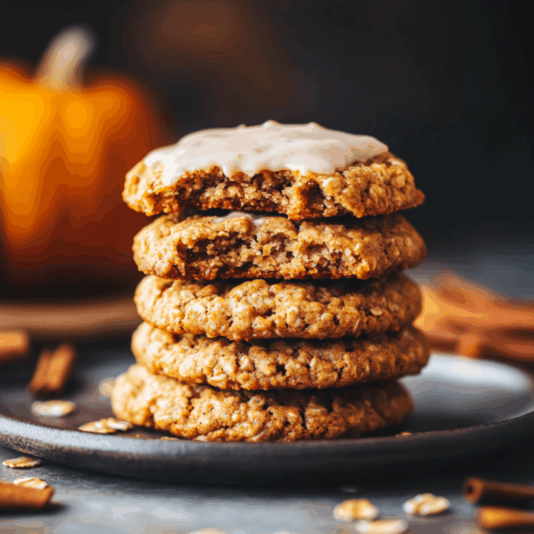 Pumpkin Oatmeal Cookies