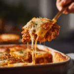 Baked Ravioli Casserole with Meat Sauce