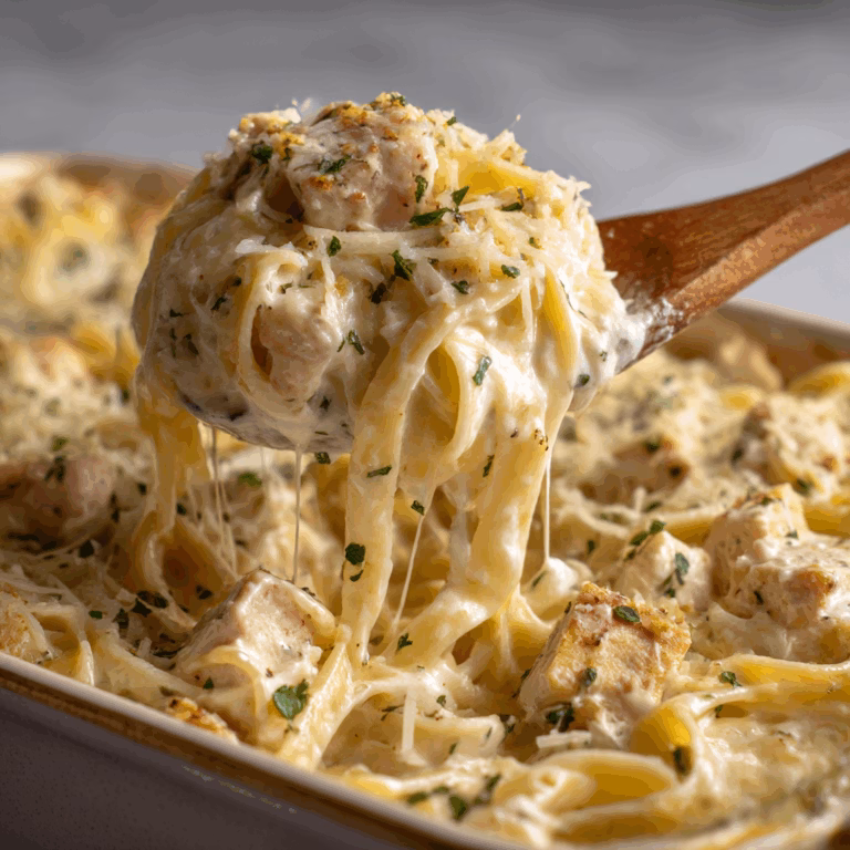 Chicken Alfredo Casserole