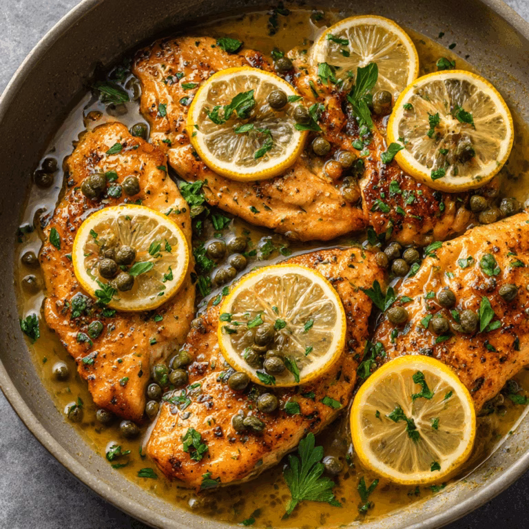 Chicken Piccata with Lemon and Capers