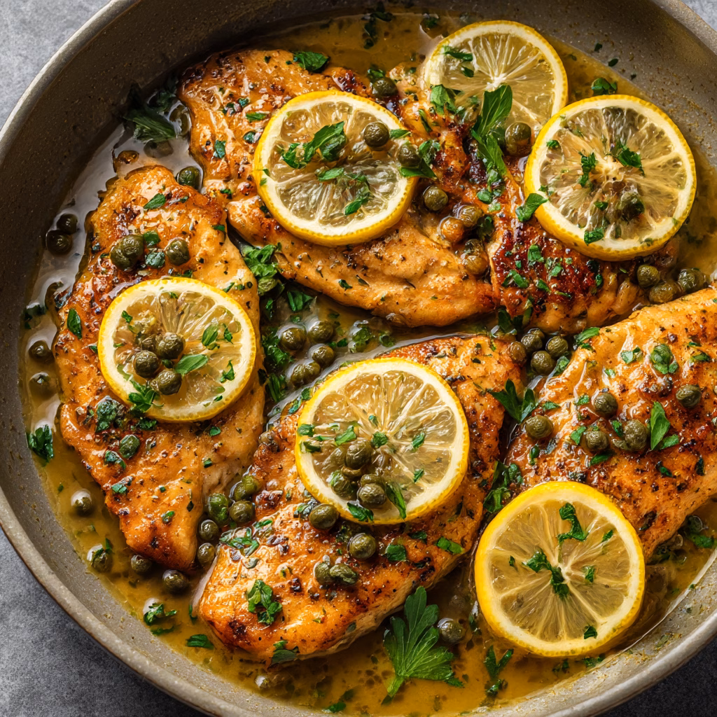 Chicken Piccata with Lemon and Capers