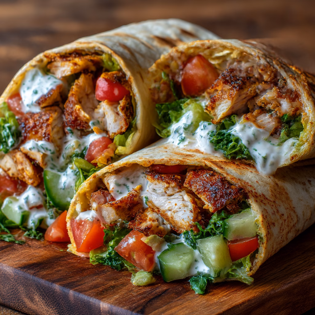 Chicken Shawarma Wraps