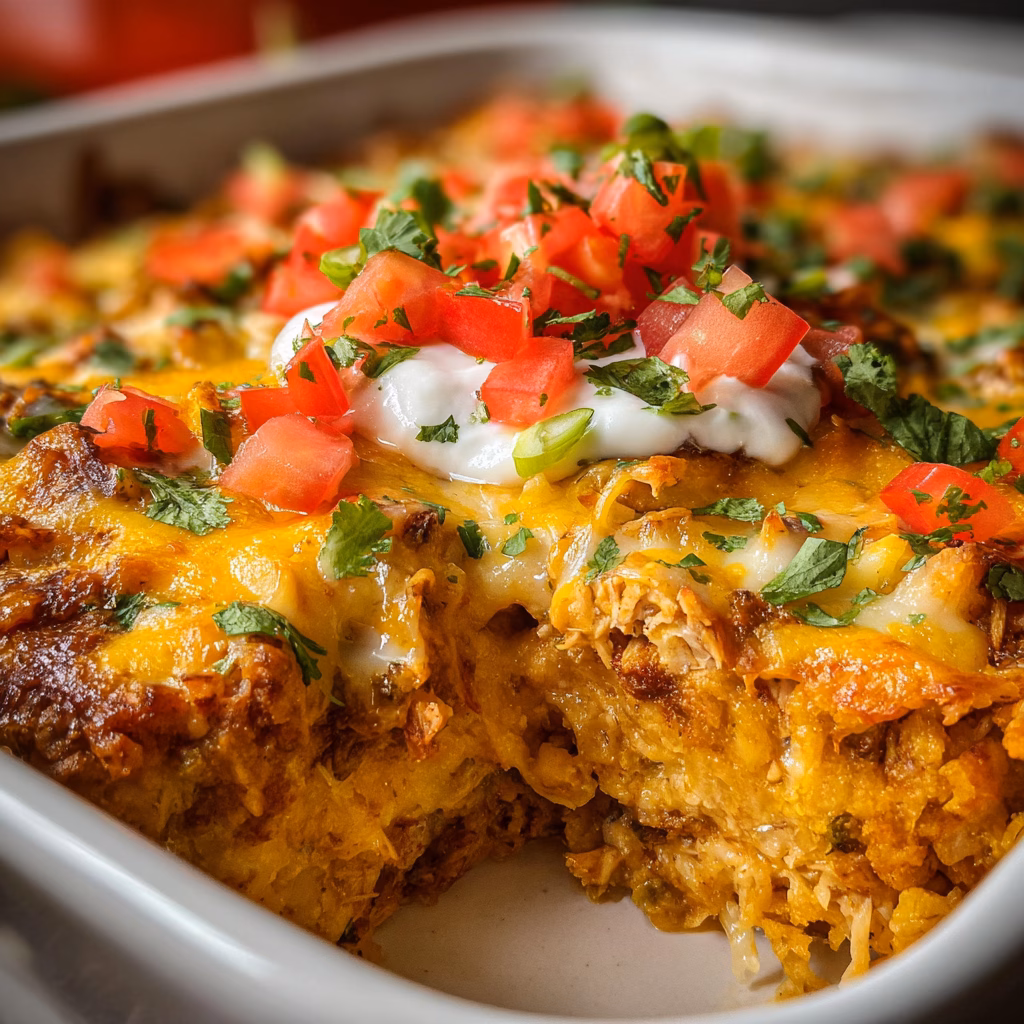 Chicken Taco Casserole