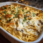 Chicken Tetrazzini Casserole