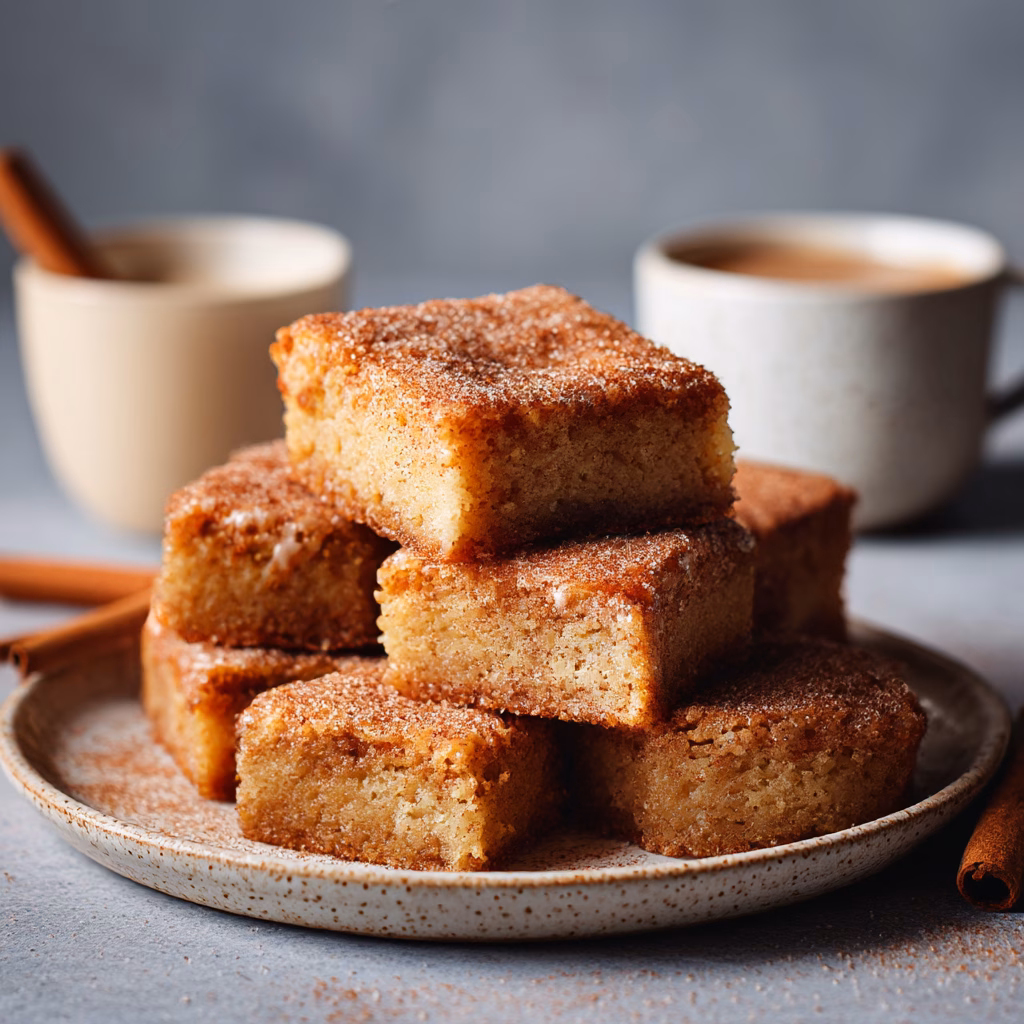 Cinnamon Sugar Blondies