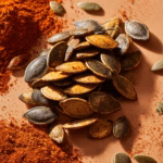 Crispy Roasted Pumpkin Seeds with Chili Powder