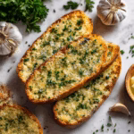 Garlic Bread with Roasted Garlic and Parmesan