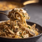 Turkey Tetrazzini Pasta Casserole