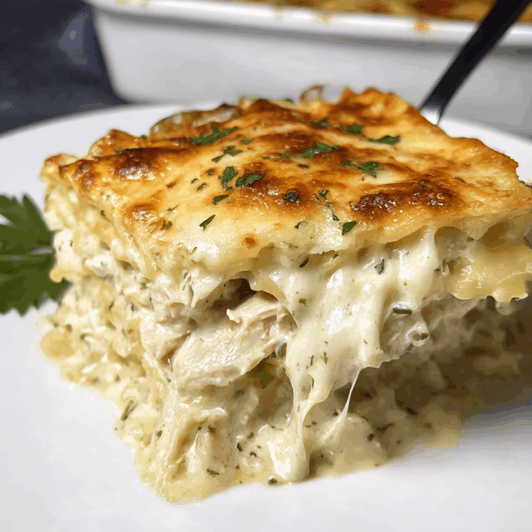 White Chicken Lasagna